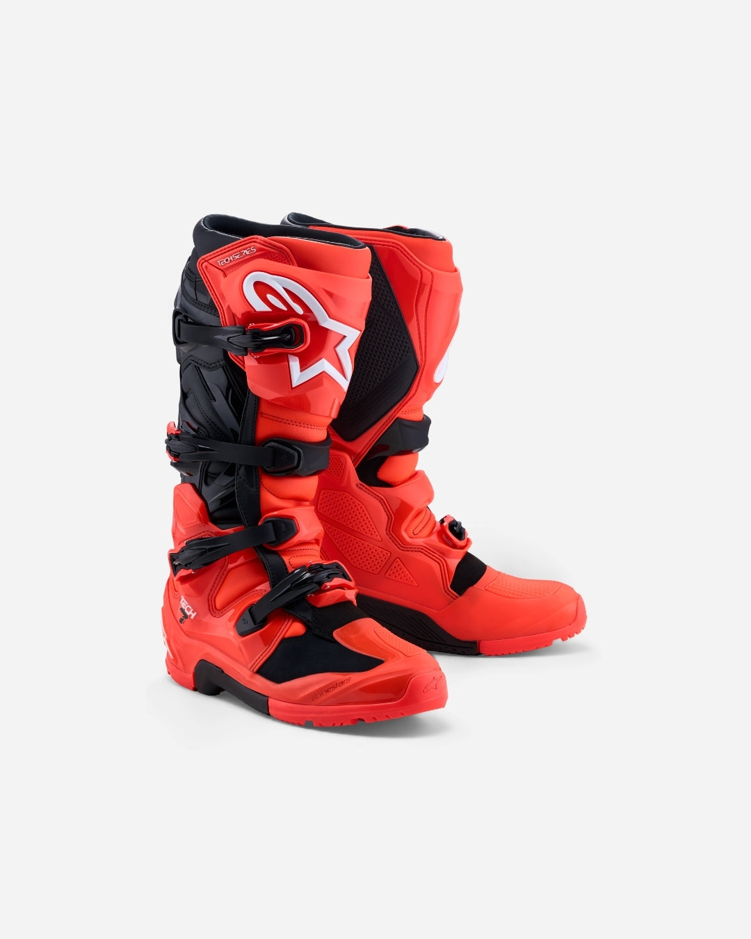 Alpinestars Tech 7 Enduro Boots - Red Fluo/Black