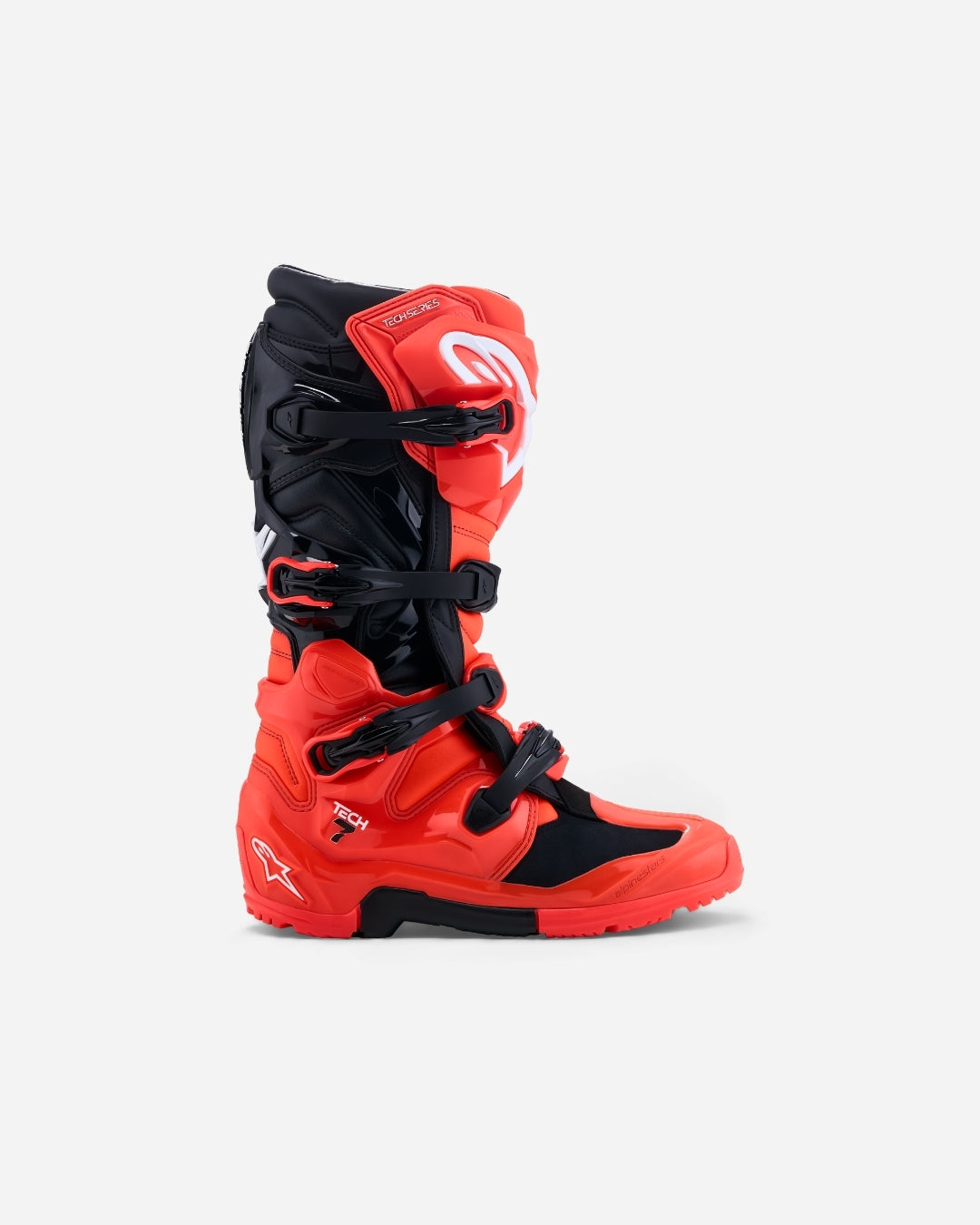 Alpinestars Tech 7 Enduro Boots - Red Fluo/Black