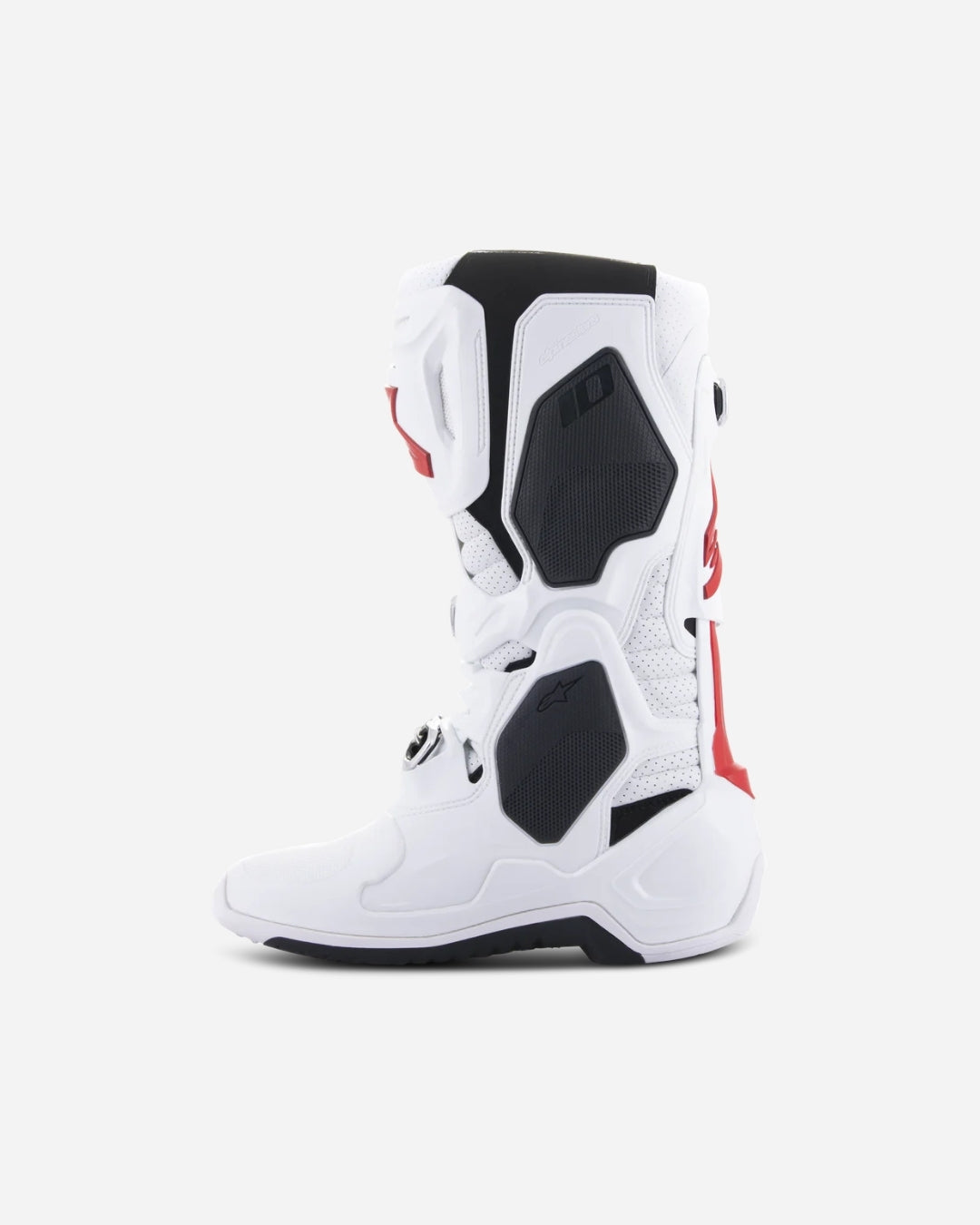 Bottes Alpinestars Tech 10 Supervented - Blanc/Rouge vif
