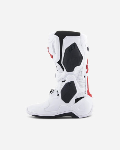 Bottes Alpinestars Tech 10 Supervented - Blanc/Rouge vif