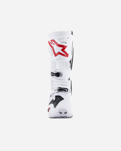 Bottes Alpinestars Tech 10 Supervented - Blanc/Rouge vif