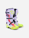 Bottes Alpinestars Tech 10 Supervented - Violet/Jaune Fluo/Noir