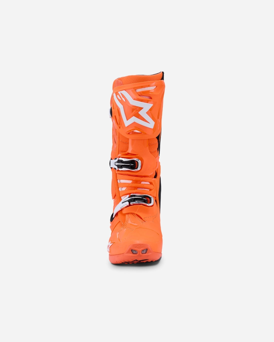 Bottes Alpinestars Tech 10 Supervented - Orange Fluo/Noir/Blanc