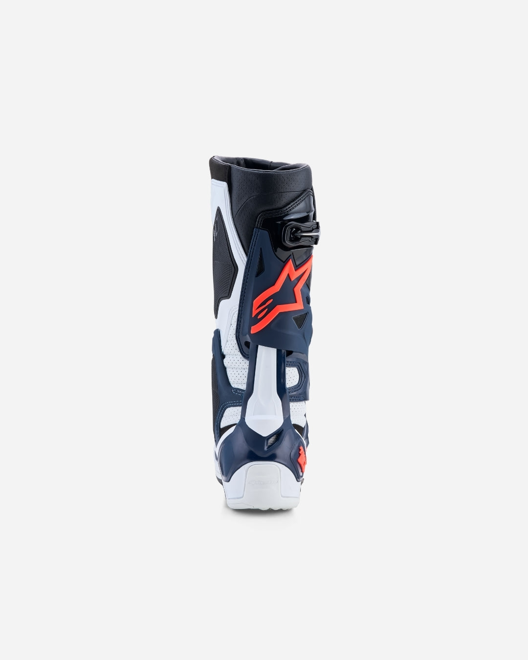Bottes Alpinestars Tech 10 Supervented - Bleu marine/Blanc/Noir/Rose fuchsia
