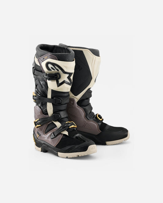 Enduro Alpinestars Tech 7 Drystar - Noir/Gris foncé/Or