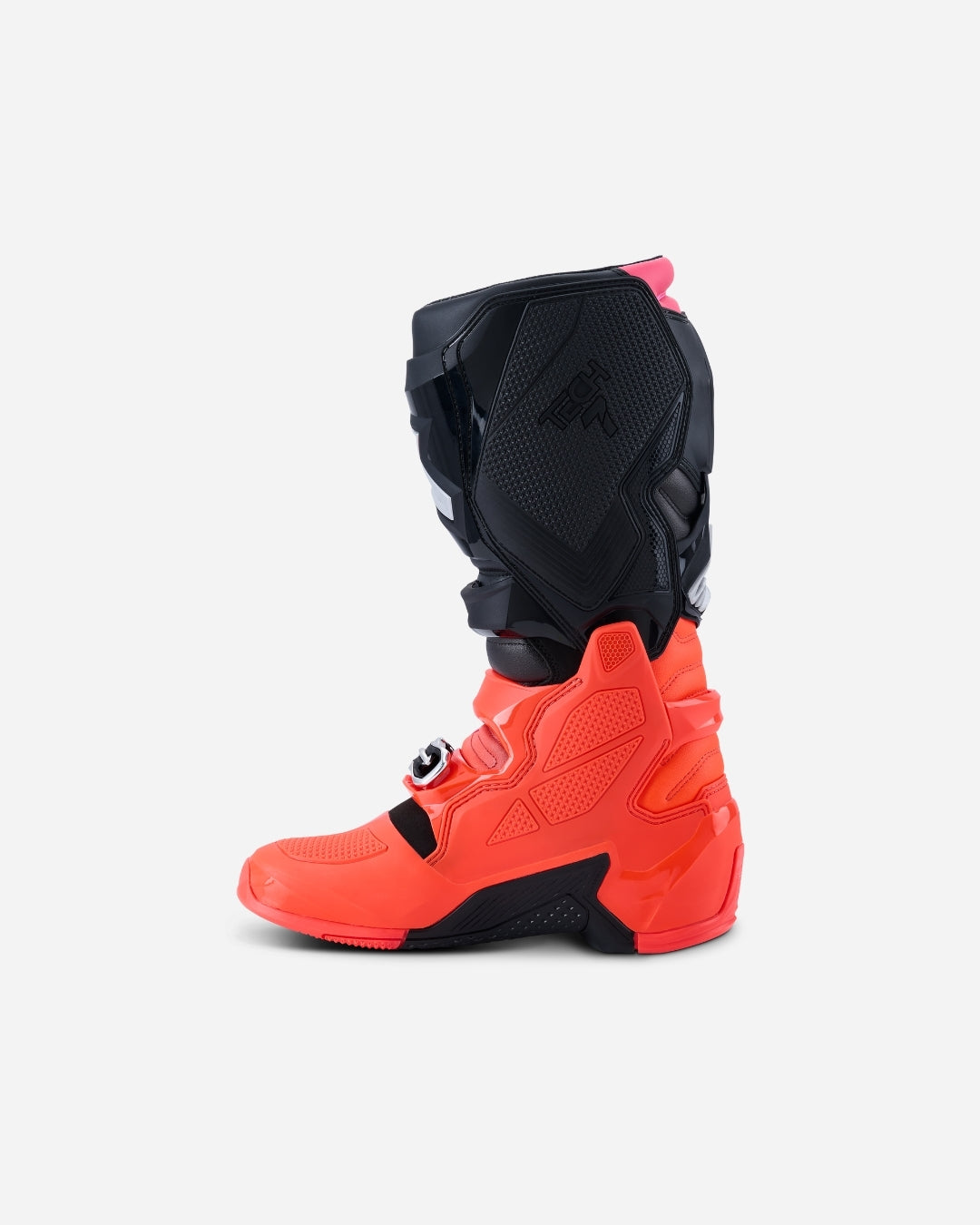 Bottes Alpinestars Tech 7 - Noir/Rouge Fluo/Rose Fluo