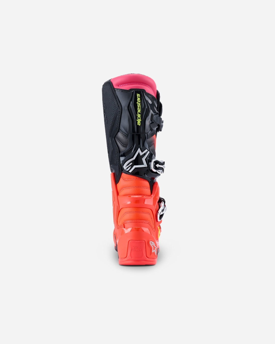 Bottes Alpinestars Tech 7 - Noir/Rouge Fluo/Rose Fluo