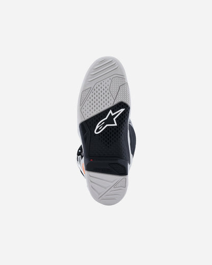 Bottes Alpinestars Tech 7 - Noir/Gris clair/Orange Fluo/Magenta