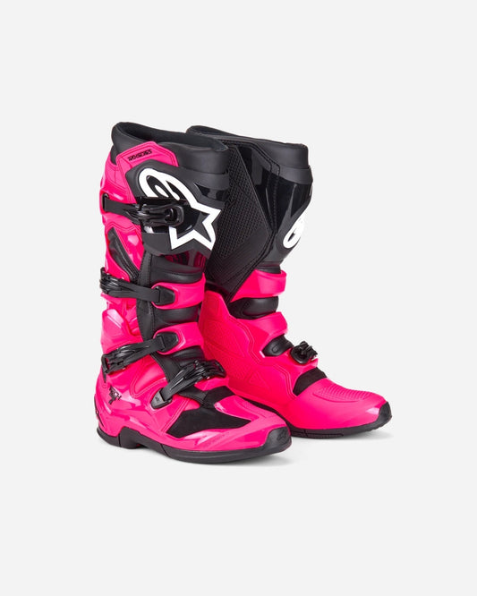 Bottes Alpinestars Tech 7 - Rose fuchsia/Noir