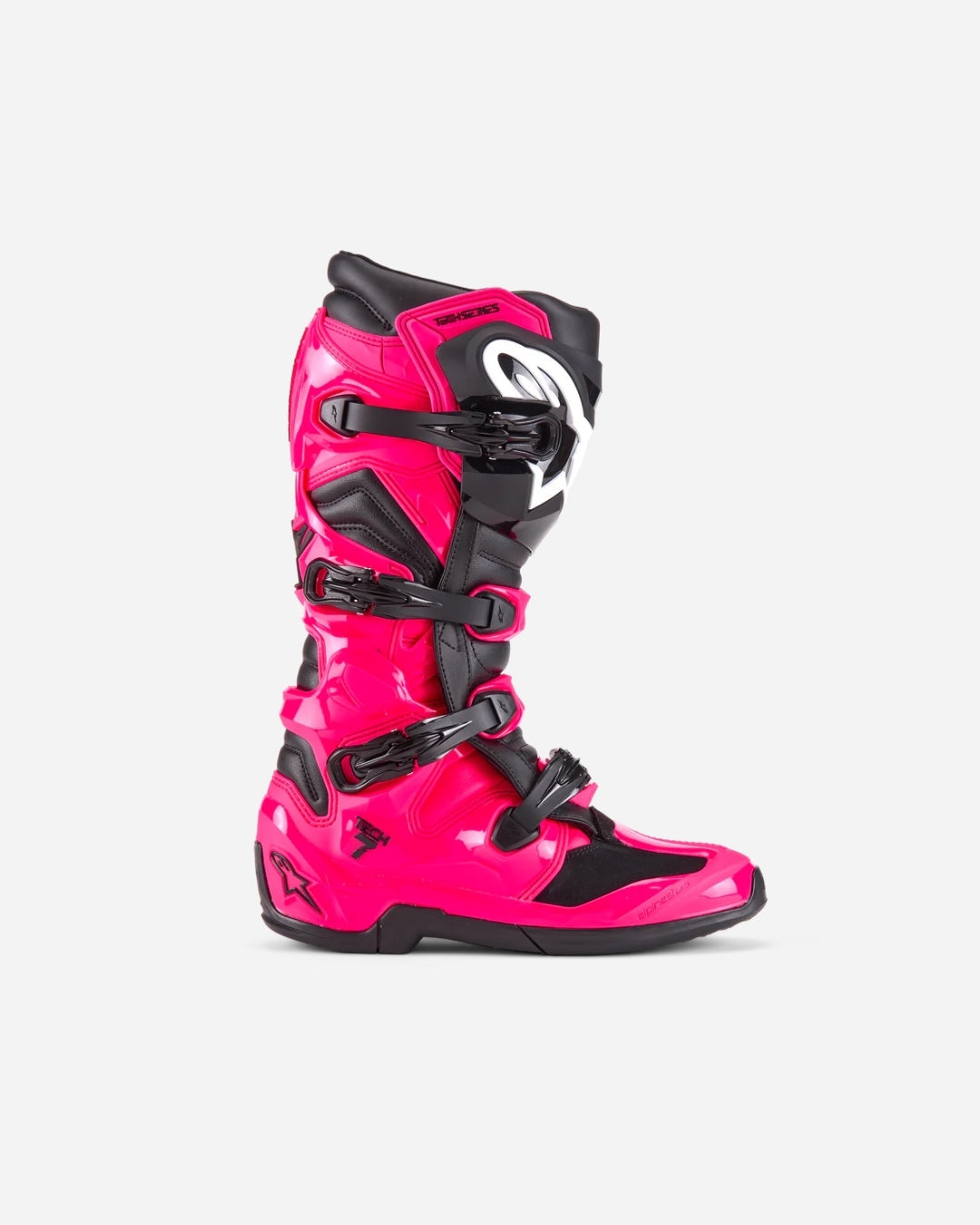 Bottes Alpinestars Tech 7 - Rose fuchsia/Noir