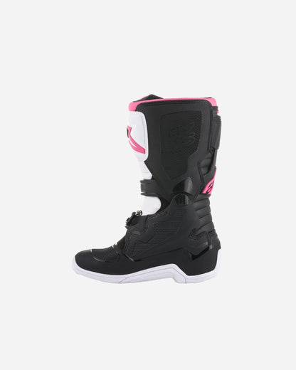Alpinestars Tech 3 Damenstiefel – Schwarz/Weiß/Rosa