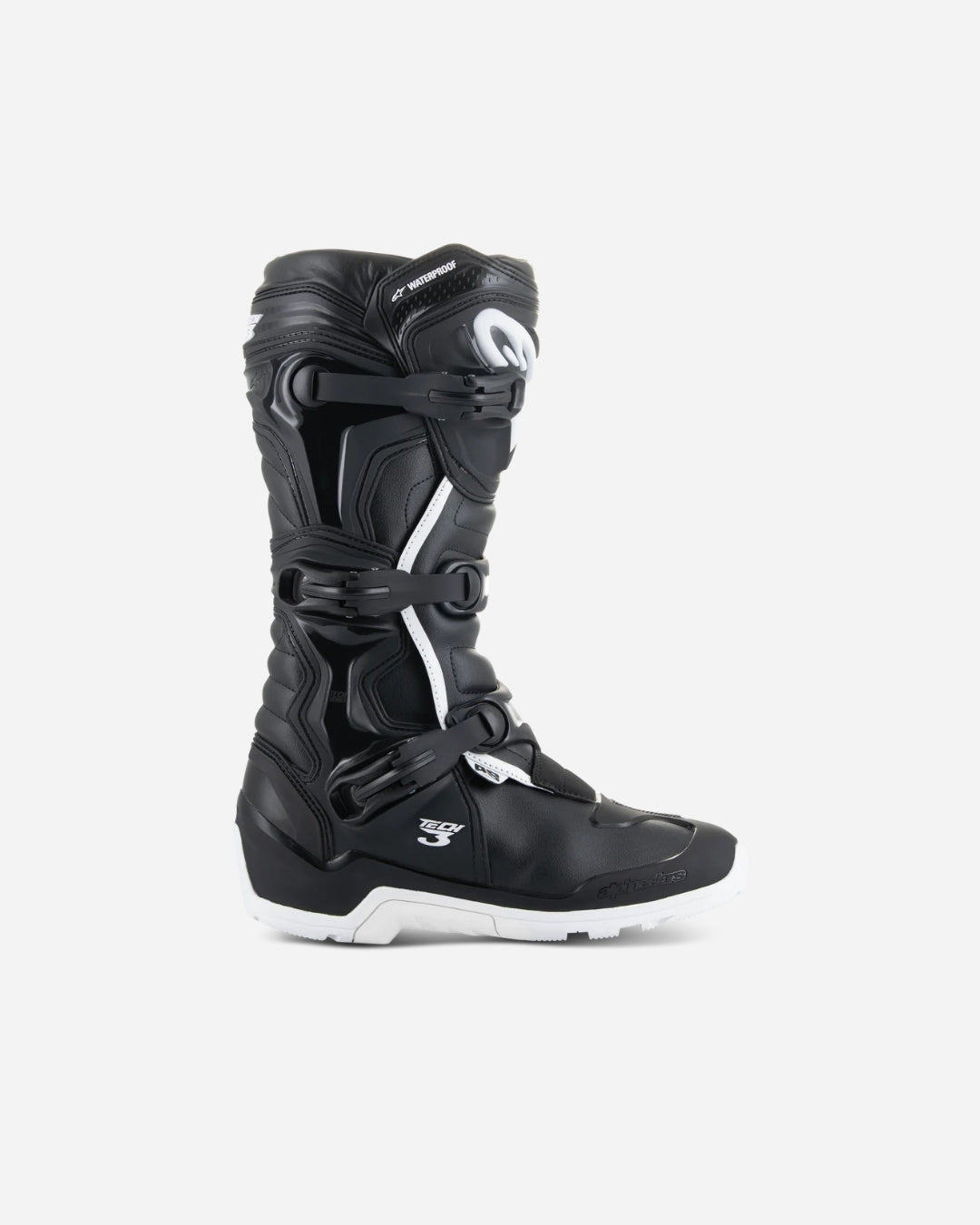 Bottes Alpinestars Tech 3 Enduro Waterproof - Noir/Blanc