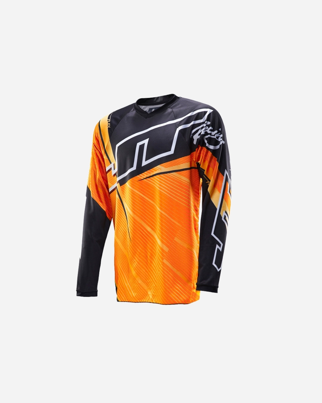 Maillot JT Racing Flex - Noir/Orange