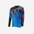 Maillot JT Racing Flex - Noir/Bleu/Rose