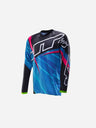 Maillot JT Racing Flex - Noir/Bleu/Rose