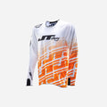 Maillot JT Racing Hyper Lite Echo - Blanc/Orange/Noir