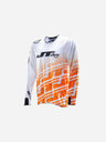 Maillot JT Racing Hyper Lite Echo - Blanc/Orange/Noir