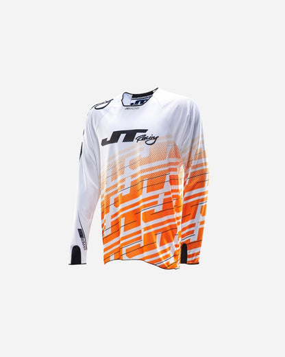 Maillot JT Racing Hyper Lite Echo - Blanc/Orange/Noir