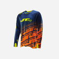 Maillot JT Racing Hyper Lite Echo - Bleu marine/Orange