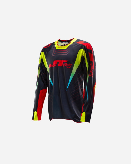 Maillot JT Racing Hyper Lite Razor - Noir/Rouge