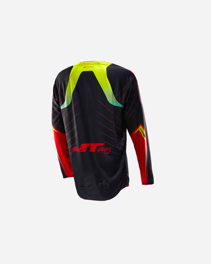 Maillot JT Racing Hyper Lite Razor - Noir/Rouge