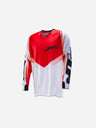 Maillot JT Racing Protek V - Blanc/Rouge/Noir