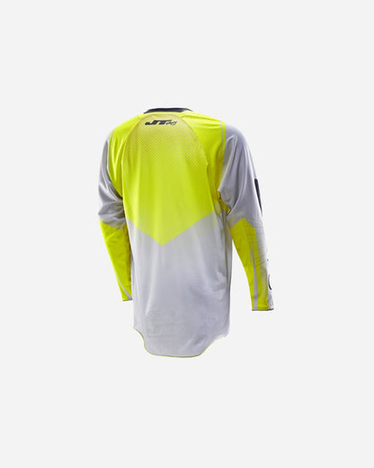 Maillot JT Racing Protek V - Gris/Chartreuse