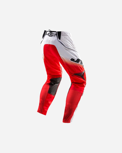 Pantalon JT Racing Protek V - Blanc/Rouge/Noir