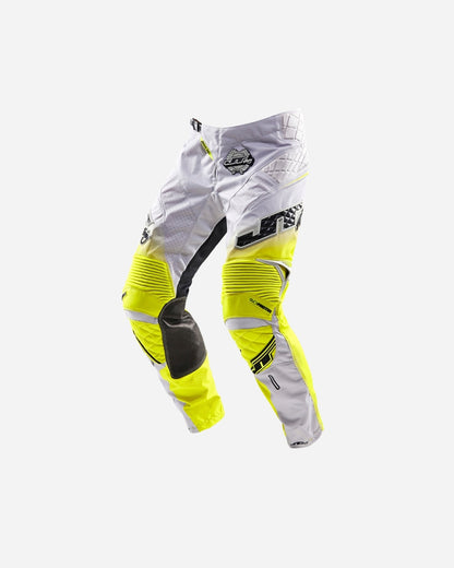Pantalon JT Racing Protek V - Gris/Chartreuse