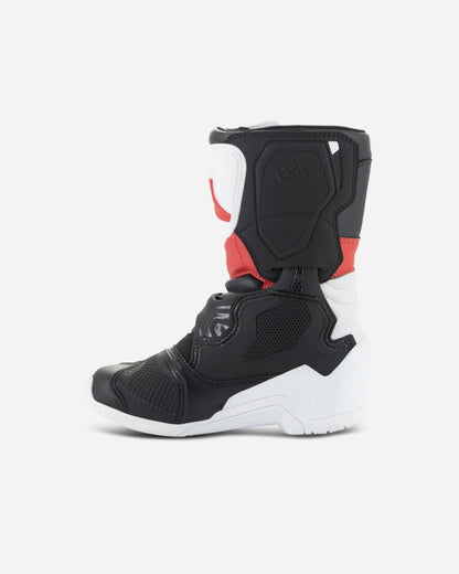 Bottes enfant Alpinestars Tech 3S - Blanc/Noir/Rouge vif