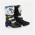 Stivali Alpinestars Tech 3S per bambini - Bianco/Nero/Blu smalto
