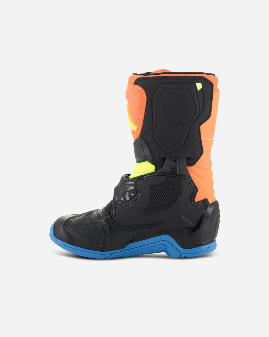 Bottes enfant Alpinestars Tech 3S - Orange Fluo/Bleu émail/Jaune Fluo