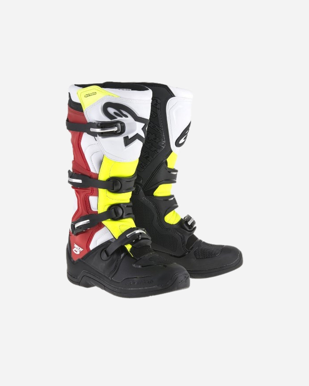 Bottes Alpinestars Tech 5 - Noir/Jaune/Rouge