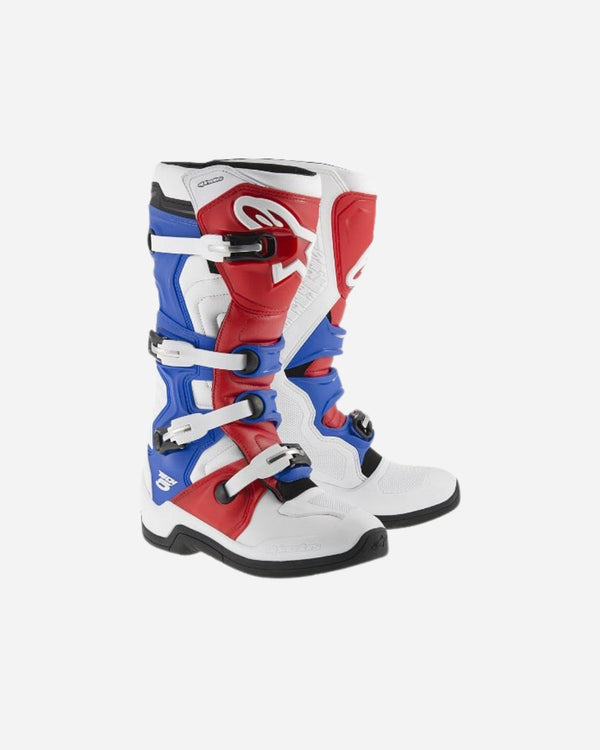 Alpinestars Tech 5 Boots - White/Red/Blue