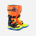 Alpinestars Tech 5 Boots - Fluorescent Orange/Enamel Blue/Fluorescent Yellow
