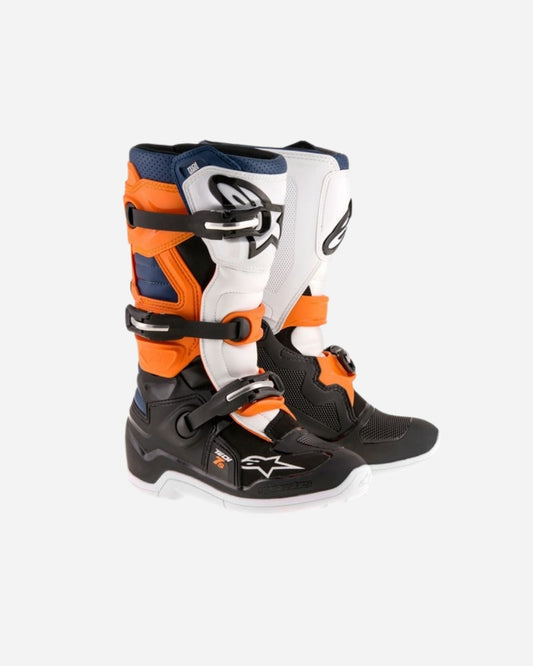 Bottes Alpinestars Tech 7S - Noir/Orange/Blanc