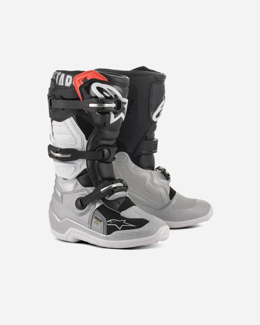 Bottes Alpinestars Tech 7 S - Noir/Argent/Blanc/Or