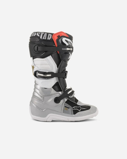 Bottes Alpinestars Tech 7 S - Noir/Argent/Blanc/Or