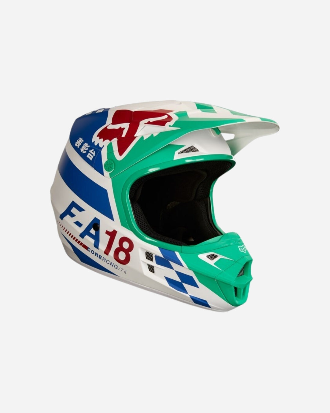 Casque enfant Fox Racing V1 Sayak - Vert