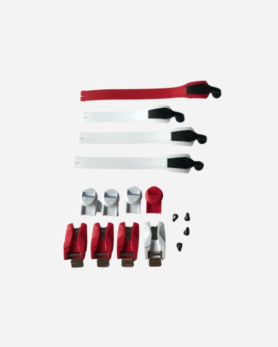 Fox Racing Instinct Riemen-Set – Weiß/Rot