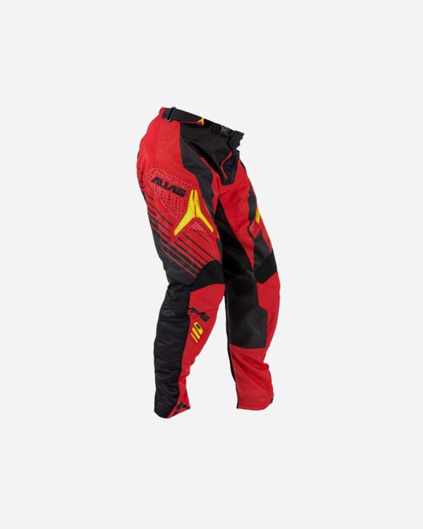 Pantaloni Alias ​​Racing A1 - Nero/Rosso