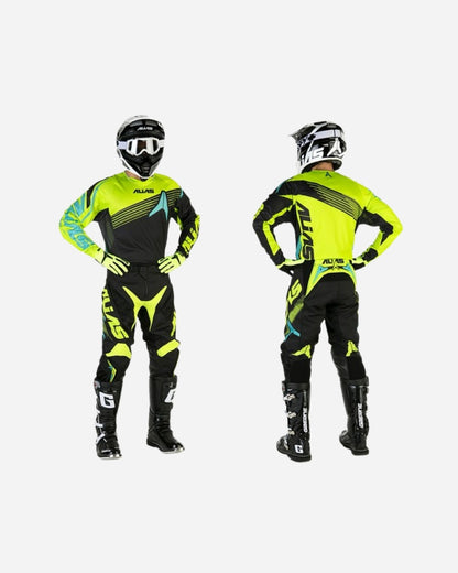 Pantalon Alias Racing A1 - Noir Platinum/Jaune