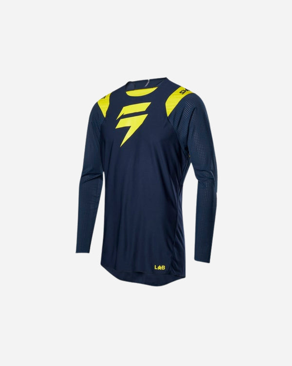 Maillot Shift Racing 3LUE Risen 2.0 - Bleu marine/Jaune