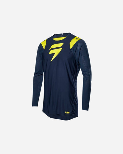 Shift Racing 3LUE Risen 2.0 Jersey - Navy Blue/Yellow