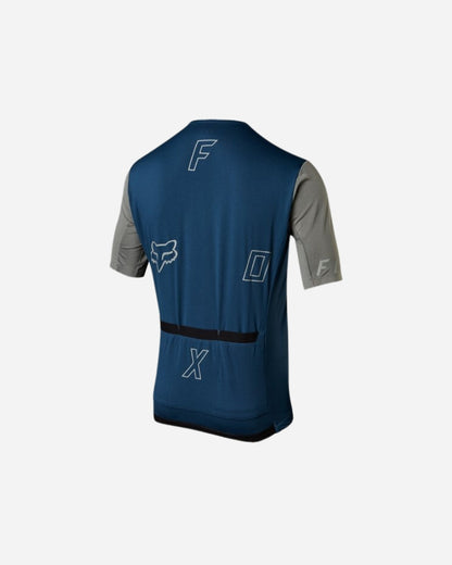 Maillot manches courtes Fox Racing Ascent - Indigo Clair