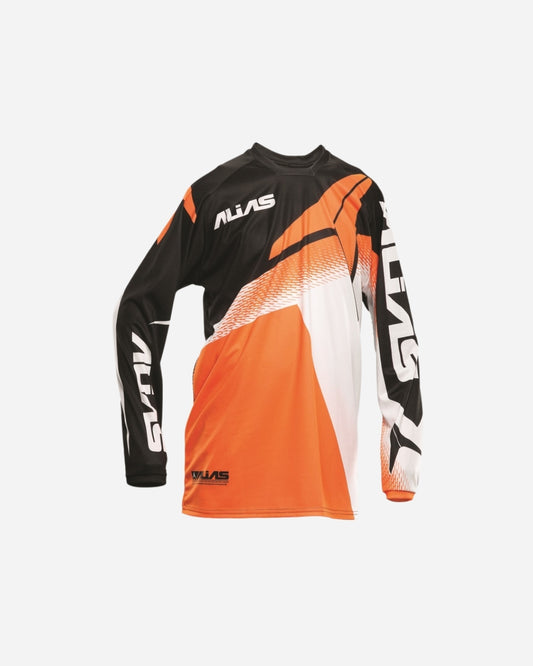 Maillot Alias Racing A2 - Orange Néon/Noir