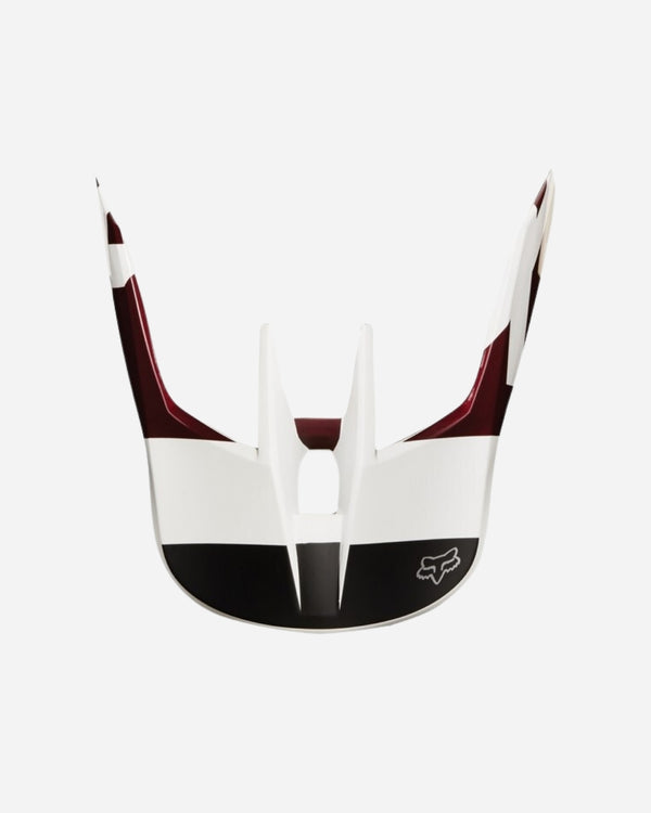 Visiera Fox Racing V3 Preest - Rosso scuro
