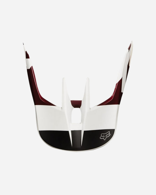 Visière Fox Racing V3 Preest - Rouge Foncé