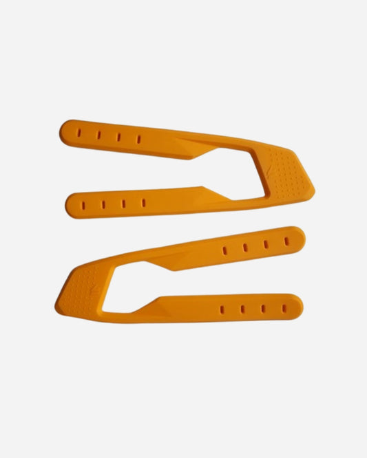 Kit de sangles en silicone Shift Racing WHIT3 (paire) - Jaune