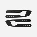 Kit cinturini in silicone Shift Racing WHIT3 (coppia) - Verde